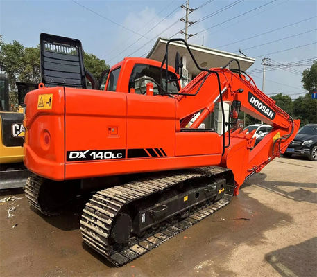 الحفرة الهيدروليكية الحفرة التعدينية DX140LCR الحفرة ذات العجلات المستخدمة