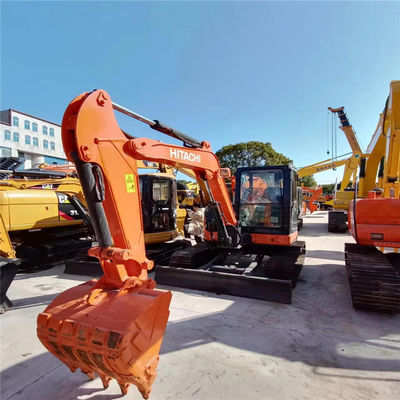الحفارة المصغرة المستعملة ZX55 ساعات عمل منخفضة HITACHI ZX55USR الحفارة الزحفية