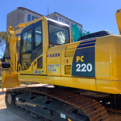 المستخدمة اليابان كوماتسو PC220-8 كوماتسو 20 طن الحفرة 6920mm عمق الحفر