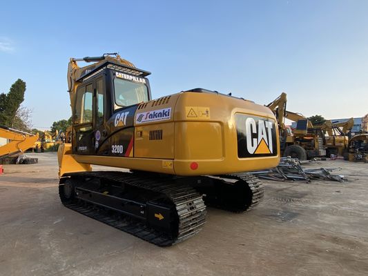 20 طن الزراعة الحفر الحفارات المستعملة CAT 320D آلات اليرقات الحفارات اليد الثانية الزحف