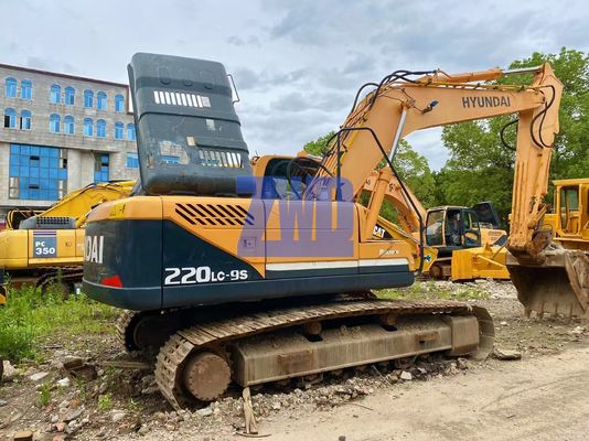 هيونداي 220LC-9S حفرة مستعملة حفرة زاحفة يد ثانية اليابان محرك 220LC-9S