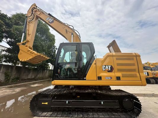 20 طن الزراعة الحفر الحفارات المستعملة CAT 320D آلات اليرقات الحفارات اليد الثانية الزحف
