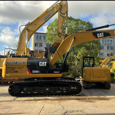 آلة حفر CAT320D2L مستعملة مستوردة أصلية من اليابان بجودة عالية، بحالة عمل جيدة