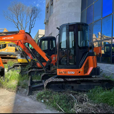 اليابان الأصلية هيتاشي ZX50U-2 حفارة صغيرة 3-50 طن آلات زحافة مستعملة