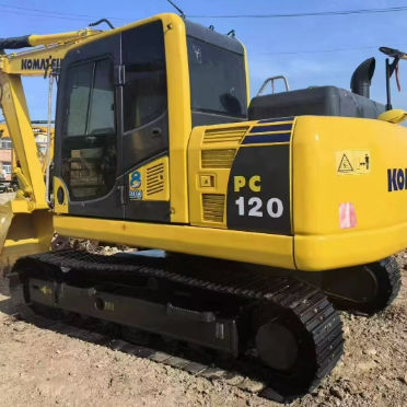كوماتسو PC120 الحفرة 12 طن الحفرة المصغرة الزحف الهيدروليكي المستخدمة مزرعة البناء