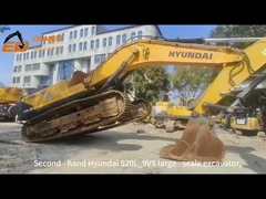 2022 بوتيك كورية مستوردة 52 طن هيونداي 520l-9vs مع محرك كامينز الأصلي